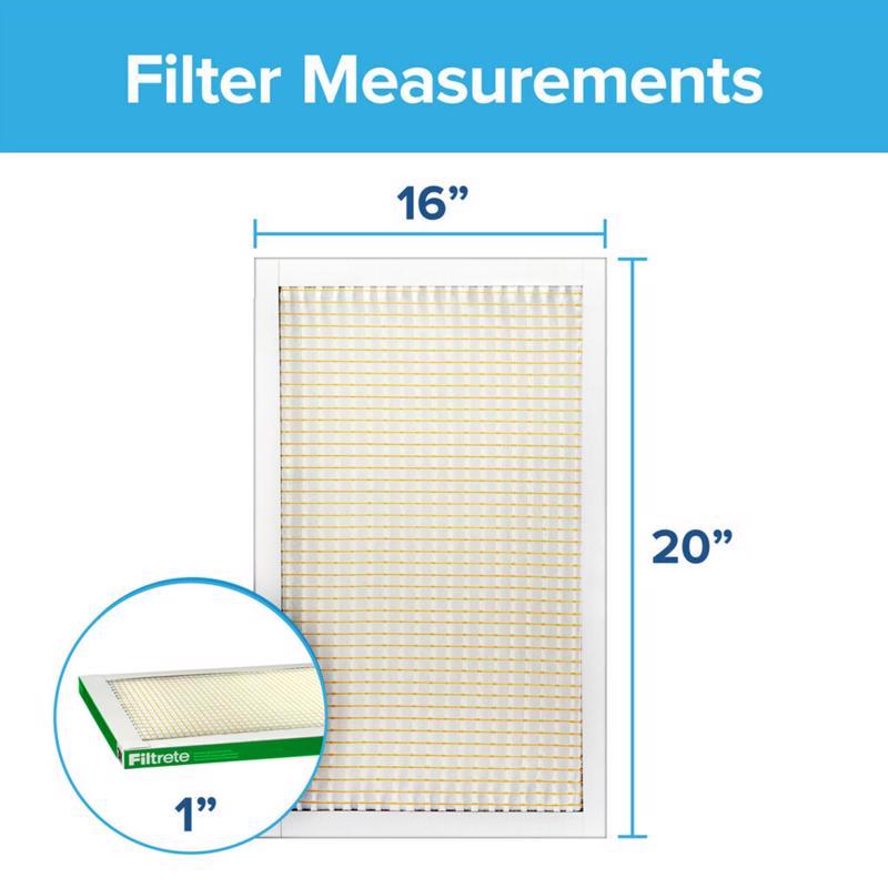 Filtrete 16 in. W X 20 in. H X 1 in. Polypropylene 700 MPR Pleated Air Filter
