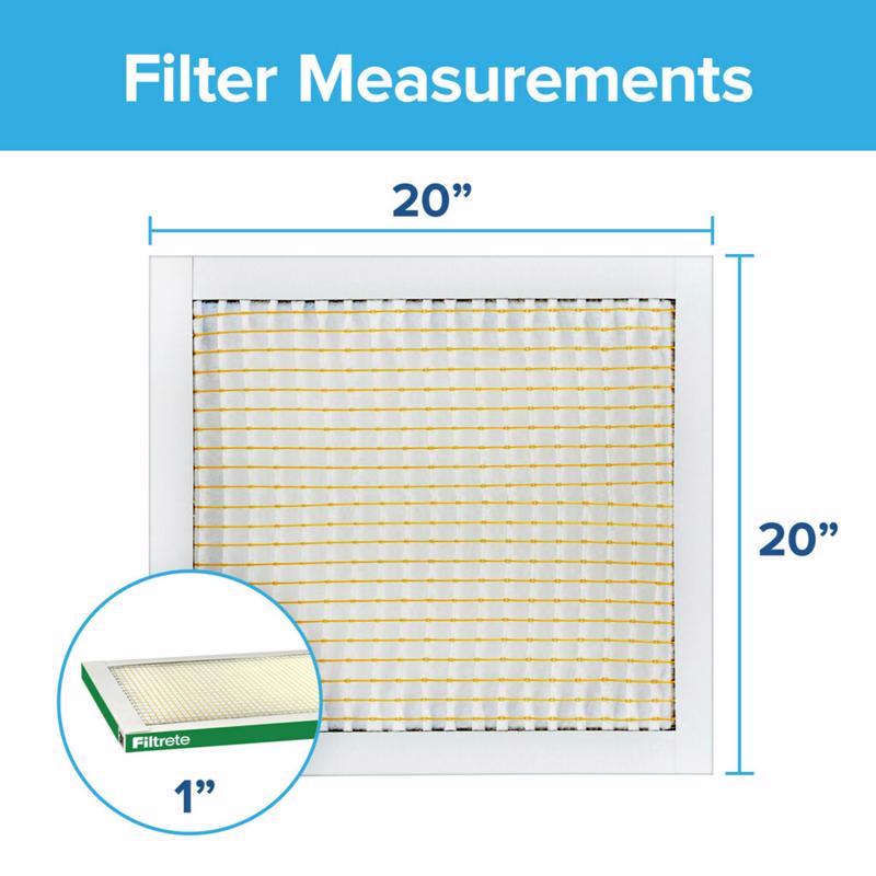 Filtrete 20 in. W X 20 in. H X 1 in. Polypropylene 700 MPR Pleated Air Filter