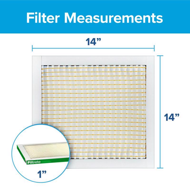 Filtrete 14 in. W X 14 in. H X 1 in. Polypropylene 700 MPR Pleated Air Filter