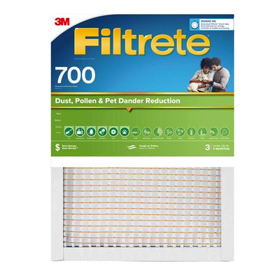 Filtrete 20 in. W X 30 in. H X 1 in. Polypropylene 700 MPR Pleated Air Filter