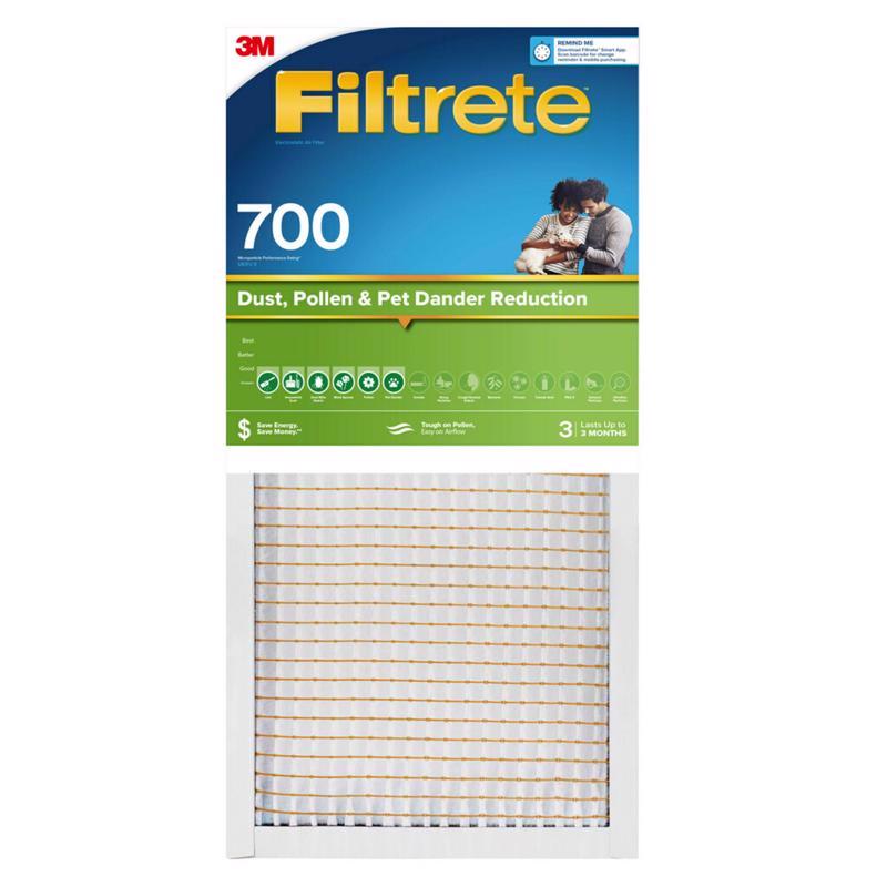 Filtrete 14 in. W X 30 in. H X 1 in. Polypropylene 700 MPR Pleated Air Filter