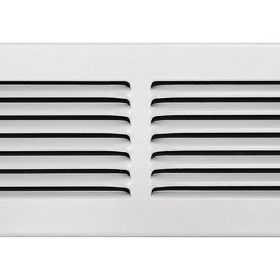 Tru Aire 4 in. H X 12 in. W 1-Way Powder Coat White Steel Return Air Grille