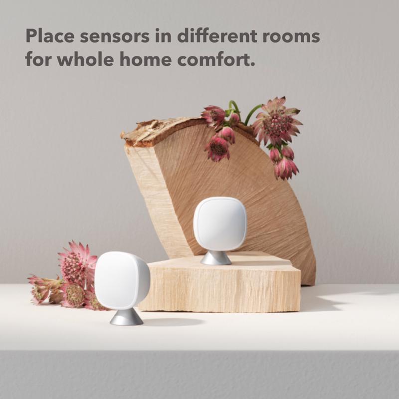 Ecobee Heating and Cooling Touch Screen Smart-Enabled Thermostat Sensor