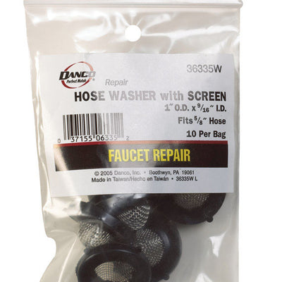 Danco 5/8 in. D Rubber Washer 10 pk