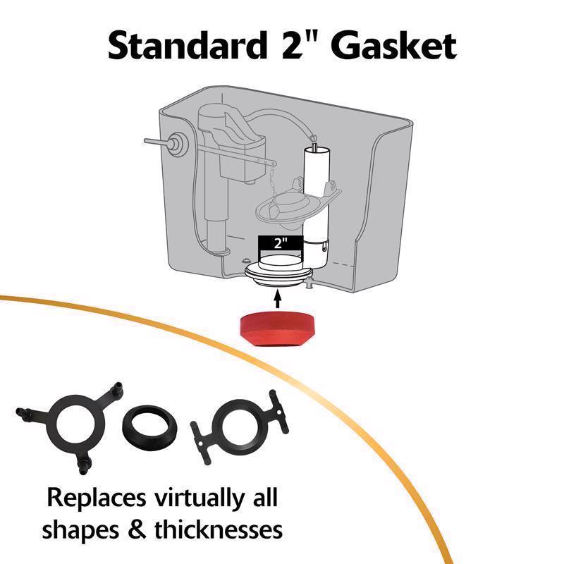 Korky 2X Long Life Universal Complete 2-Inch Toilet Repair Kit