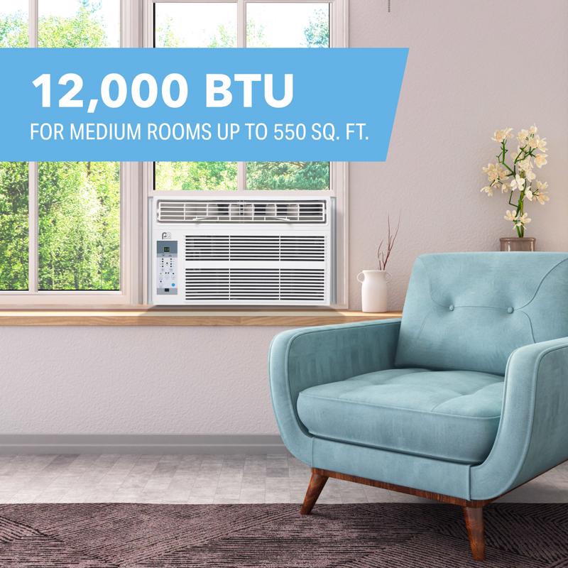 Perfect Aire 12000 BTU 115 V Window Air Conditioner w/Remote 450-500 sq ft