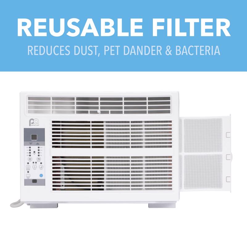 Perfect Aire 6000 BTU 115 V Window Air Conditioner w/Remote 150-250 sq ft