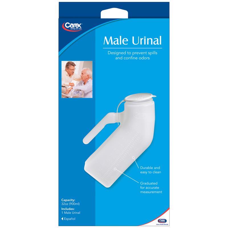 Carex Health Brands White Male Urinal 32 oz