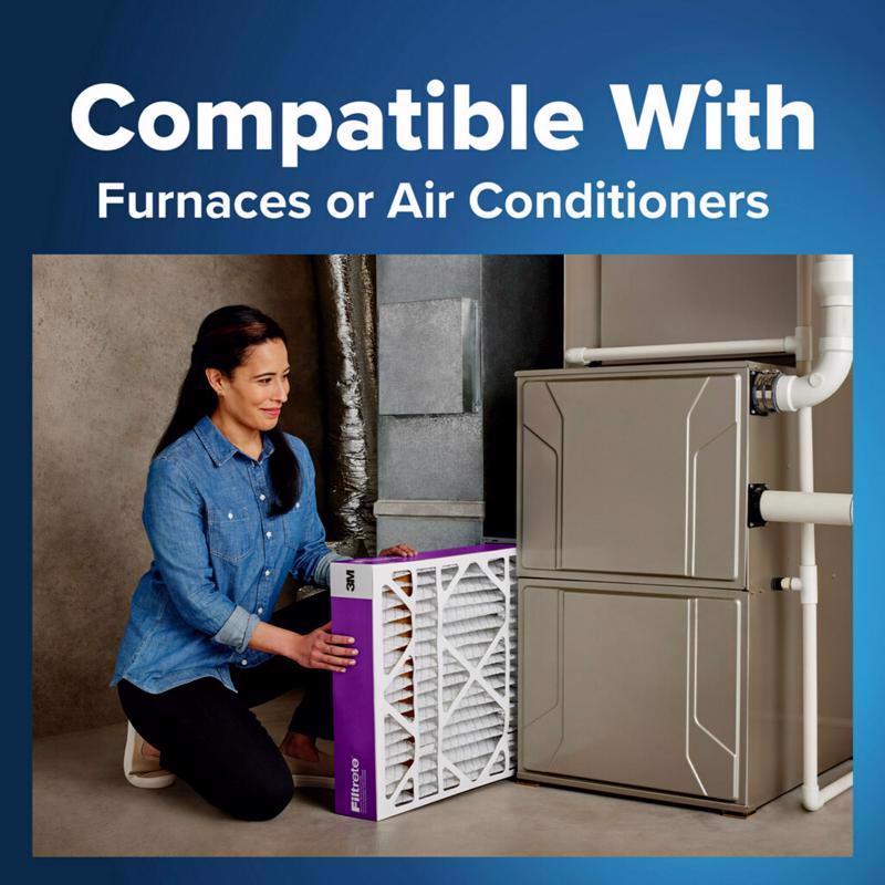 Filtrete 16 in. W X 20 in. H X 4 in. Polypropylene 1550 MPR Pleated Air Filter