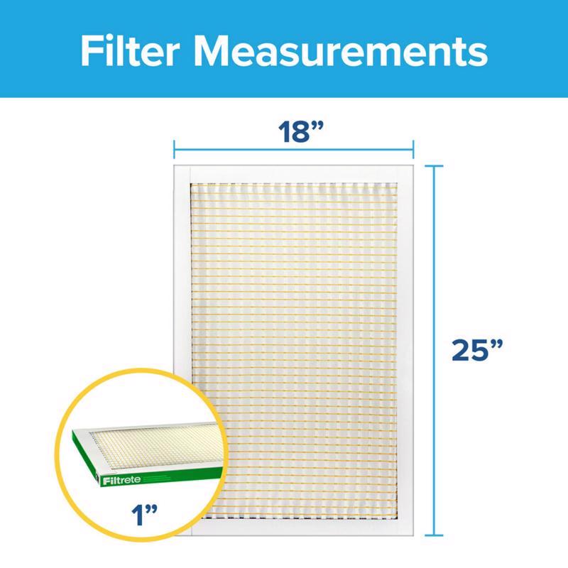 Filtrete 18 in. W X 25 in. H X 1 in. Polypropylene 700 MPR Pleated Air Filter