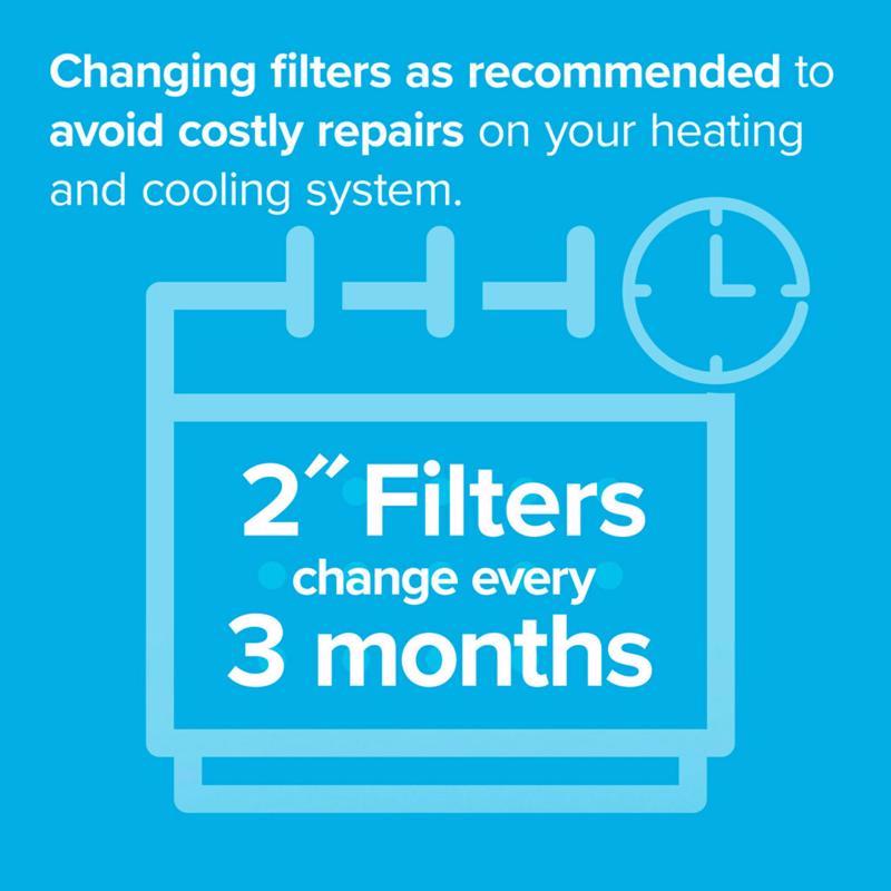Filtrete 16 in. W X 20 in. H X 2 in. Polypropylene 1000 MPR Pleated Air Filter