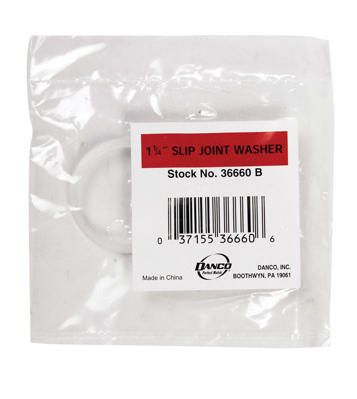 Danco 1-1/4 in. D Polyethylene Washer