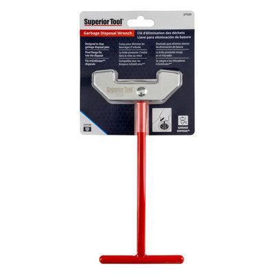 Superior Tool Garbage Disposal Wrench Black/Red