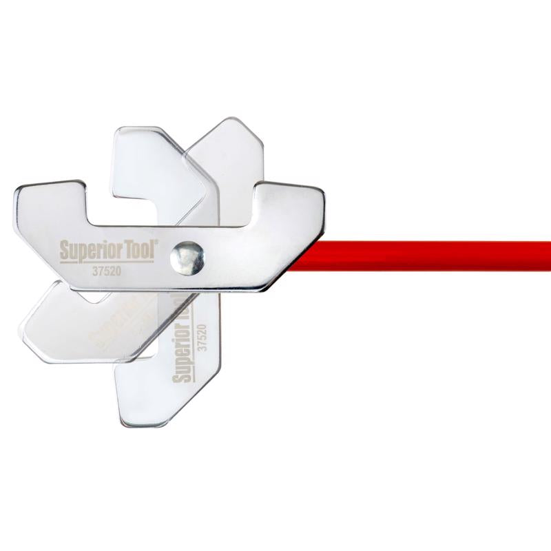 Superior Tool Garbage Disposal Wrench Black/Red