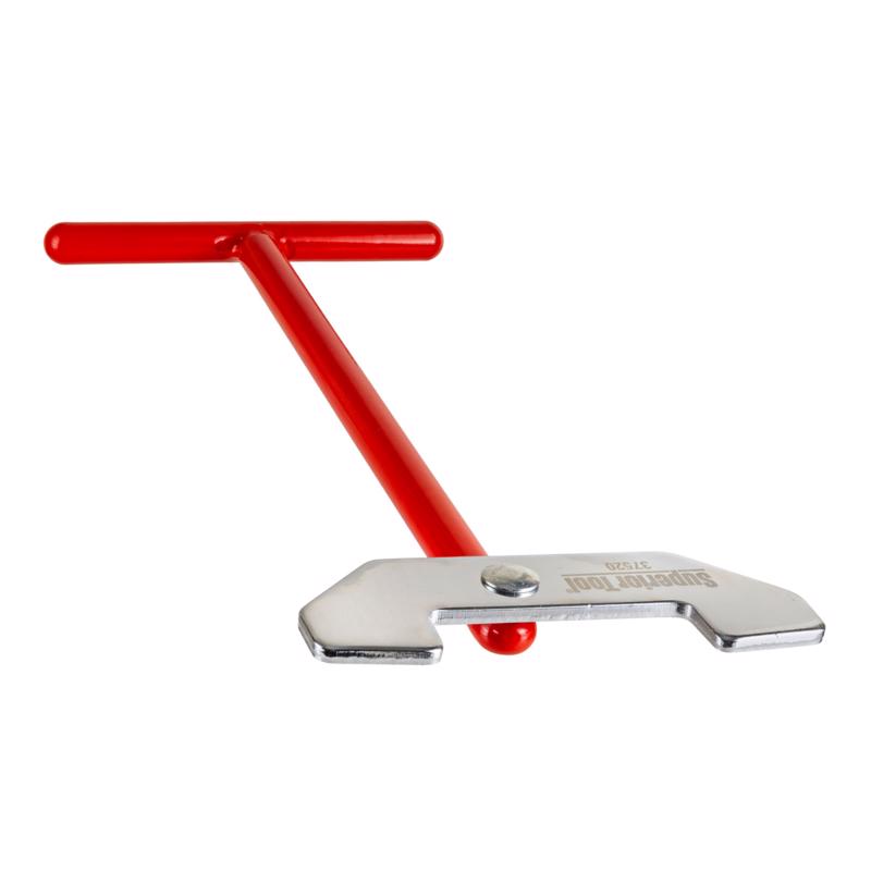 Superior Tool Garbage Disposal Wrench Black/Red