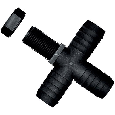 Green Leaf Polypropylene 11/16 in. D X 1/2 in. D Adapter