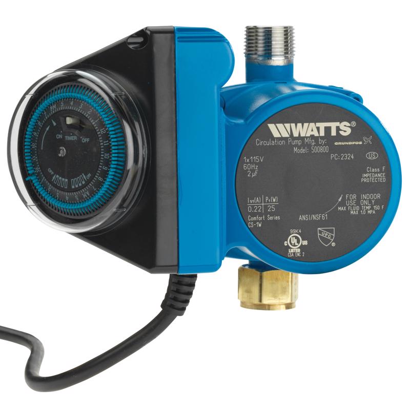 Watts Electric or Gas Hot Water Recirculating System