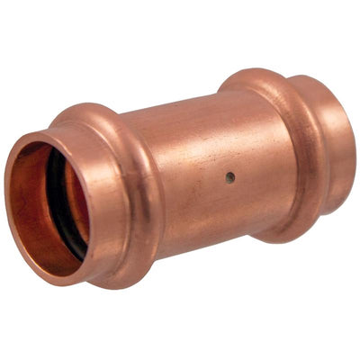 NIBCO 1-1/4 in. Press in. X 1-1/4 in. D Press in. Wrought Copper Coupling