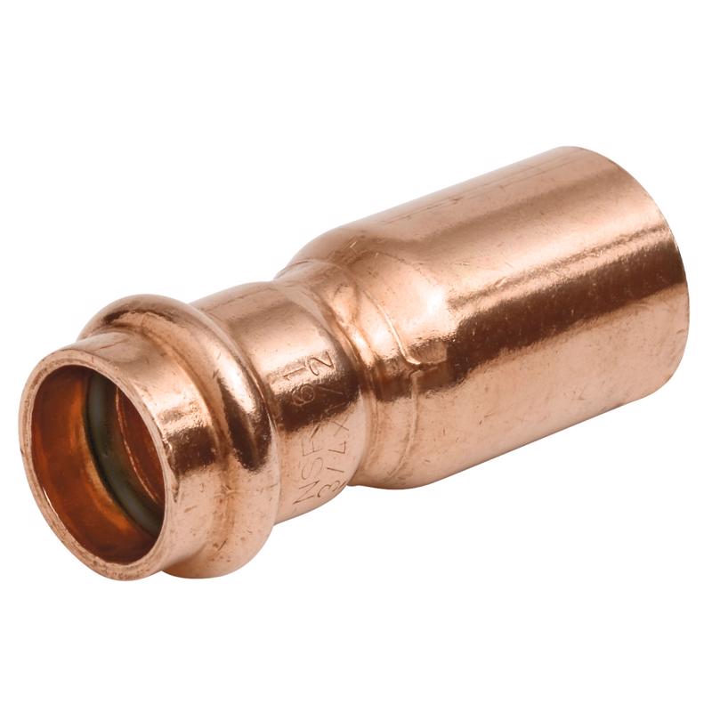 NIBCO 1-1/2 in. FTG X 1-1/4 in. D Press Wrought Copper Adapter Coupling