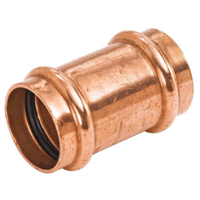NIBCO 1-1/4 in. Press X 1-1/4 in. D Press Wrought Copper Repair Coupling
