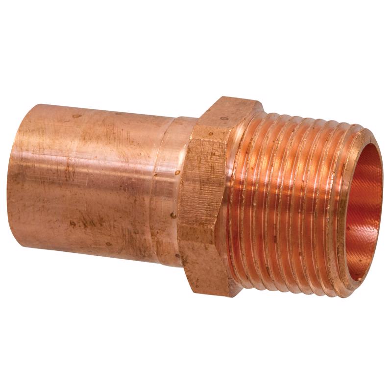 NIBCO 3/4 in. FTG X 3/4 in. D MIP Wrought Copper Adapter Coupling
