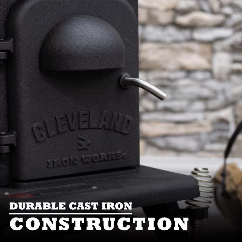 Cleveland Iron Works Erie EPA Certified 900 sq ft Wood Burning Stove