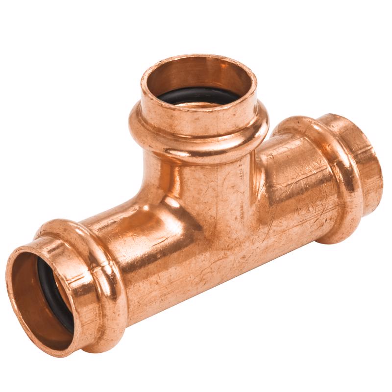 NIBCO Press System 1 in. Press X 3/4 in. D Press Wrought Copper Tee