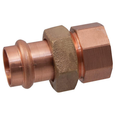 NIBCO Press System 3/4 in. Press X 3/4 in. D FNPT Wrought Copper Union