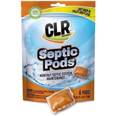 CLR Brands Pods Septic System Treatment and Cleaner 5.29 oz