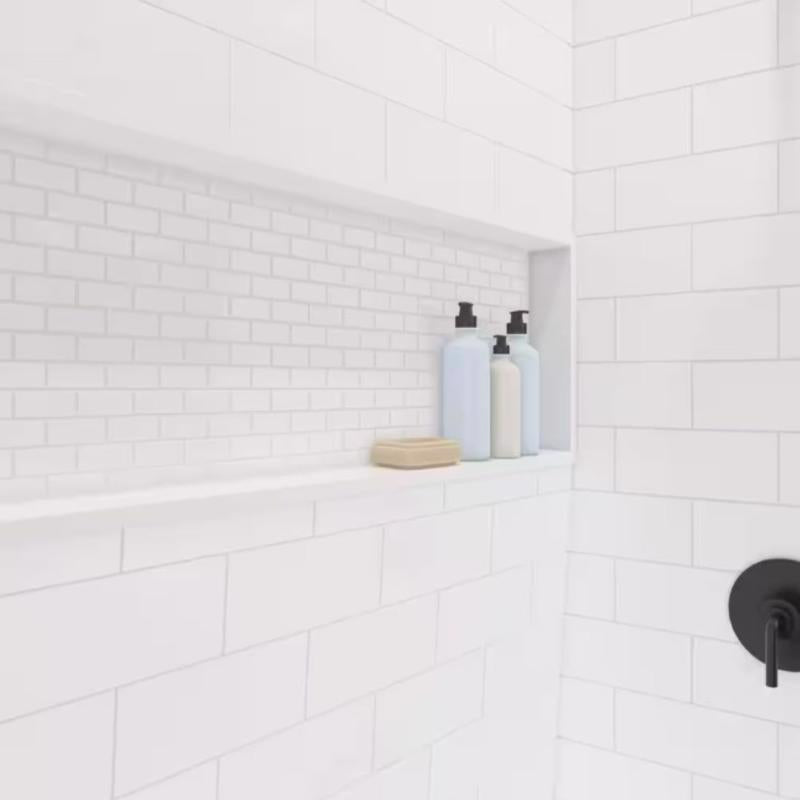 Bootz 74 in. H X 60 in. W X 30 in. L White Shower Surround