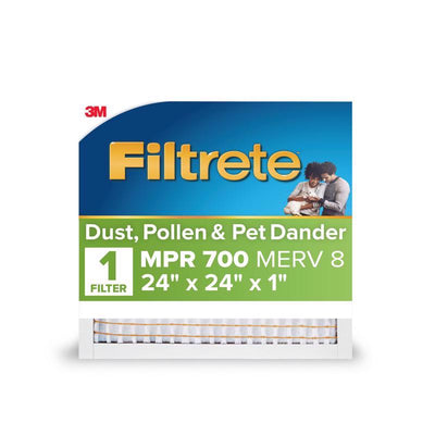 Filtrete 24 in. W X 24 in. H X 1 in. Polypropylene 8 MERV Air Filter
