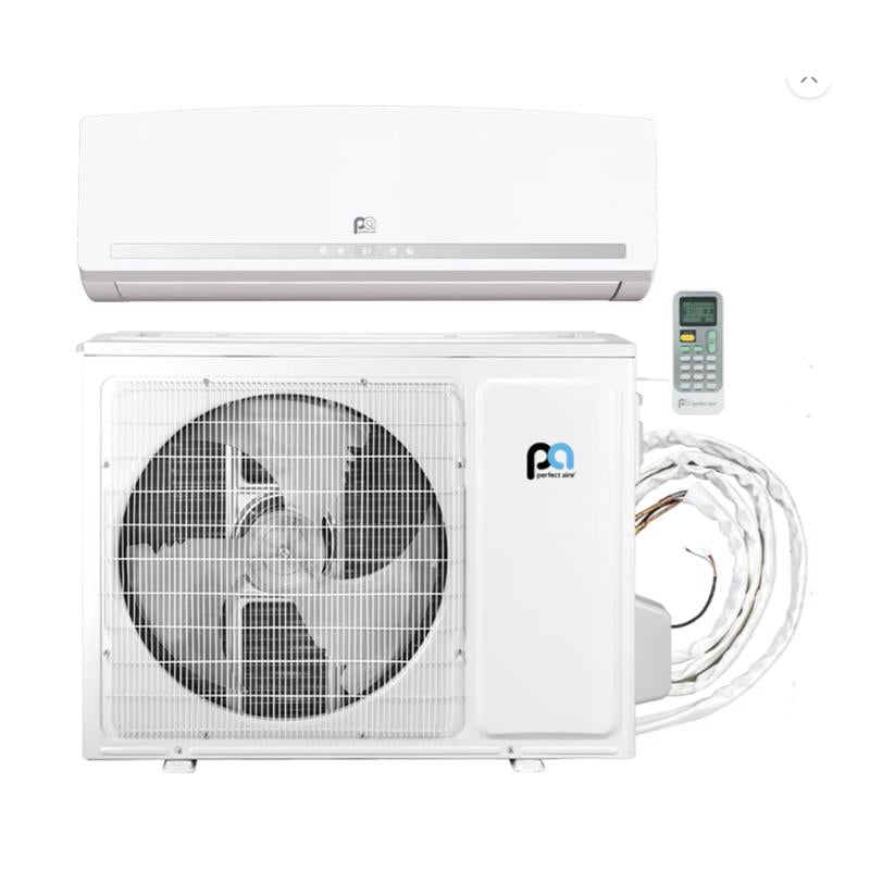Perfect Aire 4th Generation 1 Zone 24000 BTU 22.5 SEER Quick Connect Mini Split Air Conditioner & He