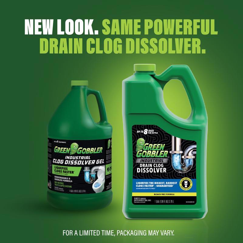 Green Gobbler Liquid Drain Clog Remover 1 gal