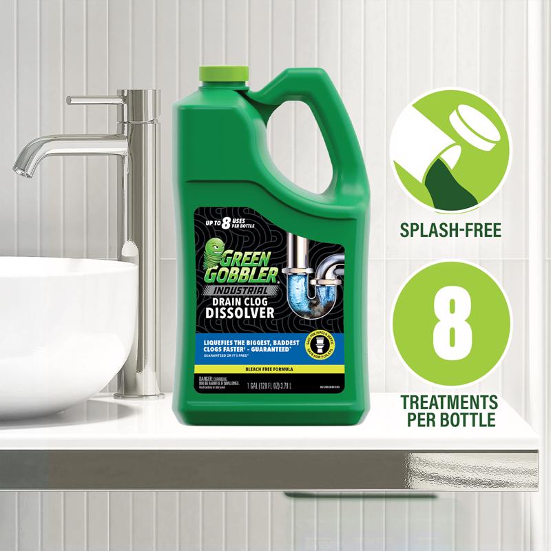 Green Gobbler Liquid Drain Clog Remover 1 gal