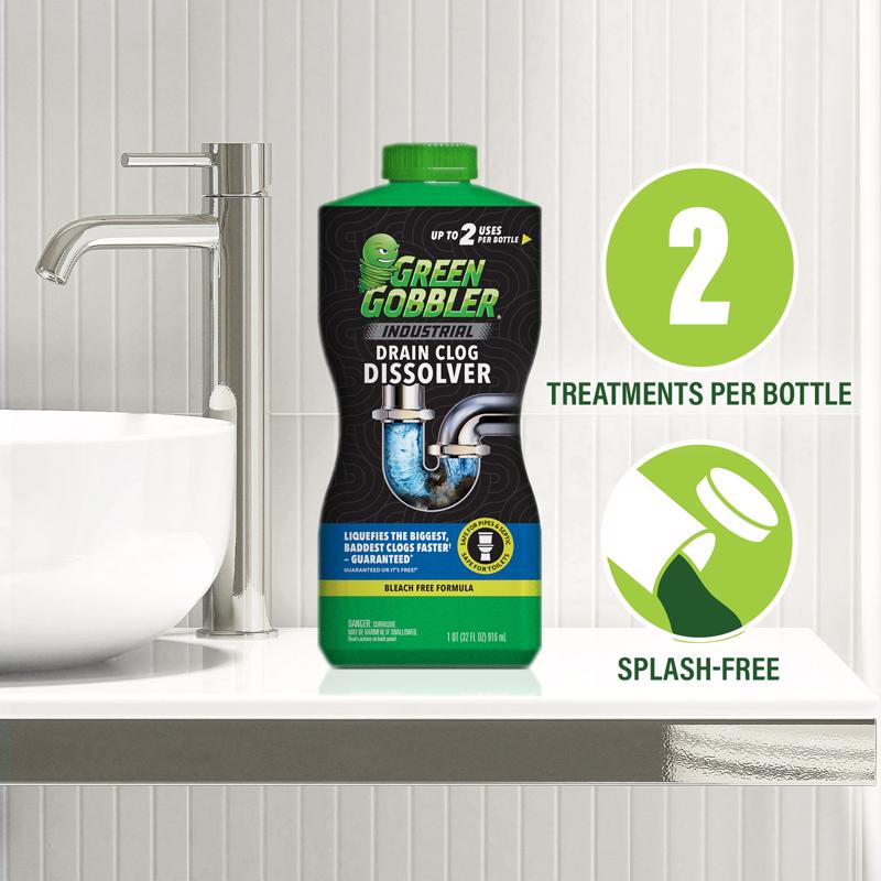 Green Gobbler Liquid Drain Clog Remover 32 fl. oz.