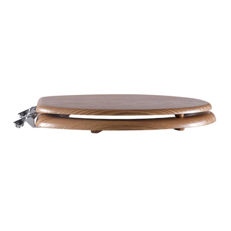 Oakbrook Collection Sheridan Round Oak Wood Toilet Seat