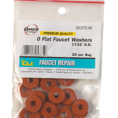 Danco 1/4 in. D Rubber Washer 20 pk