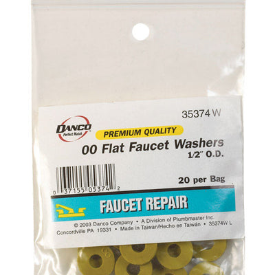 Danco 1/4 in. D Rubber Washer 20 pk