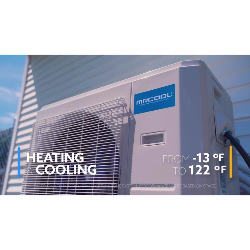 MRCOOL DIY 5th Gen E Star, 115V, 1 Zone 12000 BTU 23.5 SEER Ductless Mini Split Heat Pump