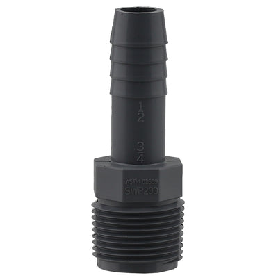 Boshart Industries 3/4 in. MPT in. X 1/2 in. D Insert Polypropylene Reducing Male Adapter
