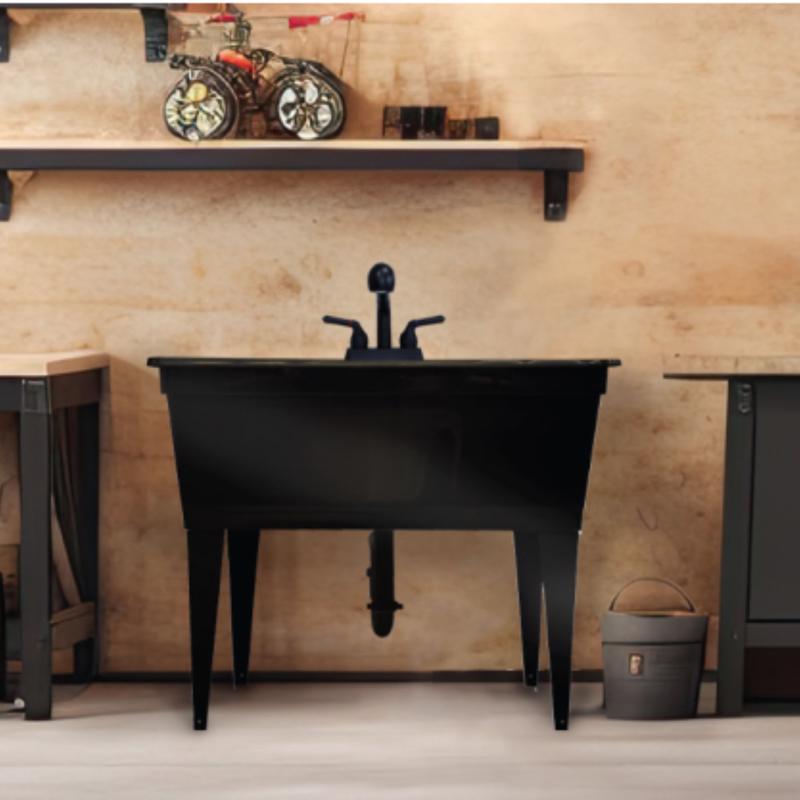 Tehila Freestanding Thermoplastic Utility Tub Kit