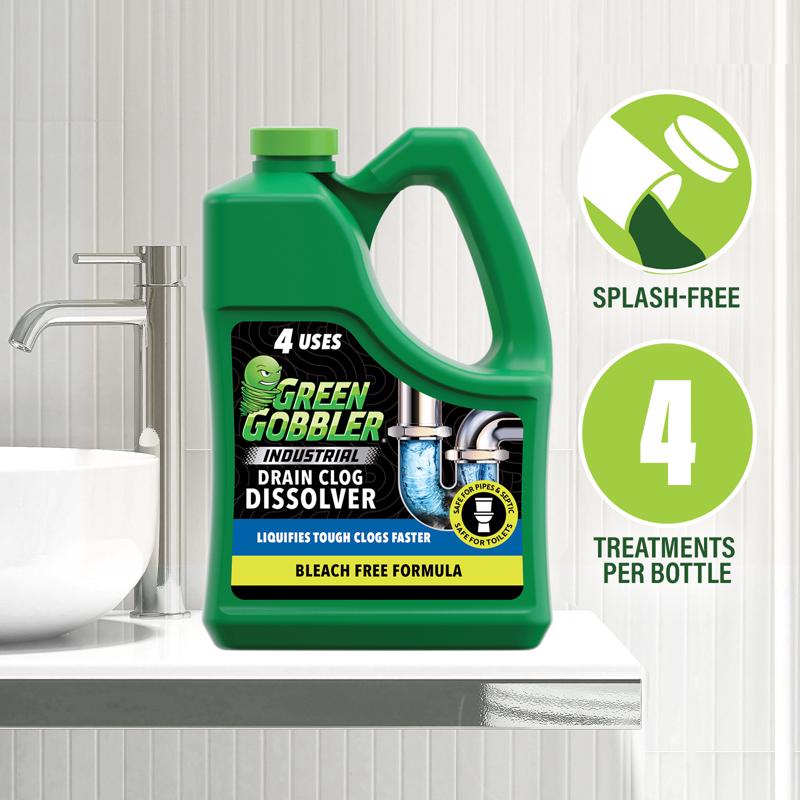 Green Gobbler Gel Hair & Grease Clog Remover 64 oz