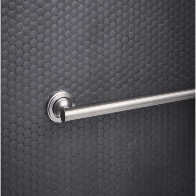 Oakbrook Collection 10.5 in. L ADA Compliant Stainless Steel Grab Bar