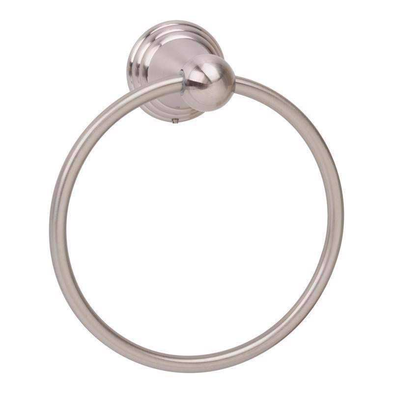 Oakbrook Collection Brushed Nickel Towel Ring Die Cast Zinc