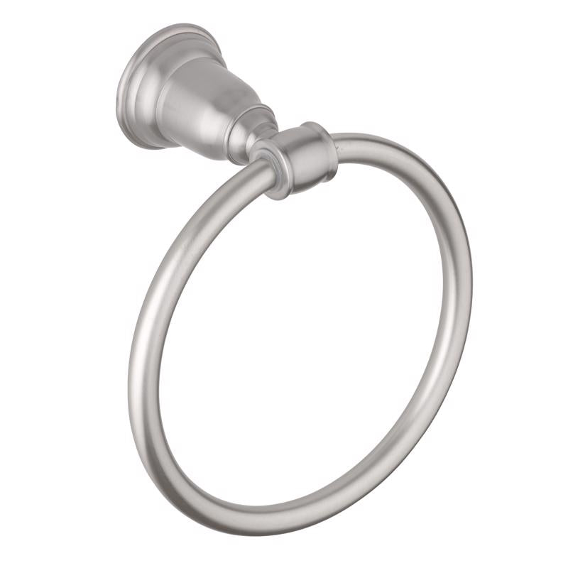 Oakbrook Collection Brushed Nickel Towel Ring Die Cast Zinc