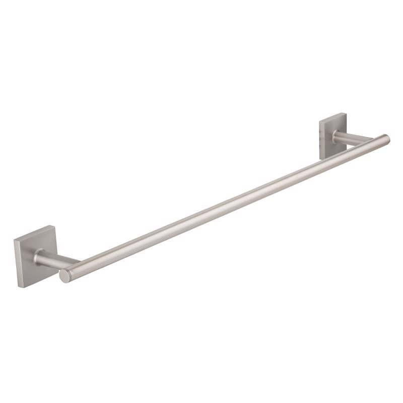 Oakbrook Collection Brushed Nickel Towel Bar 24 in. L Die Cast Zinc