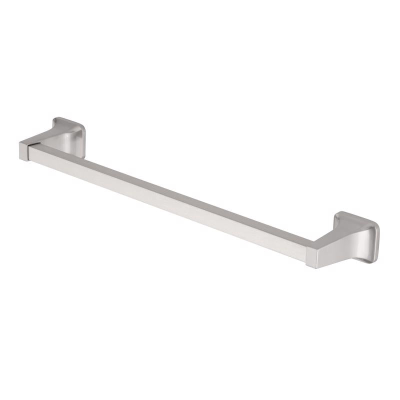 Oakbrook Collection Brushed Nickel Towel Bar 18 in. L Die Cast Zinc
