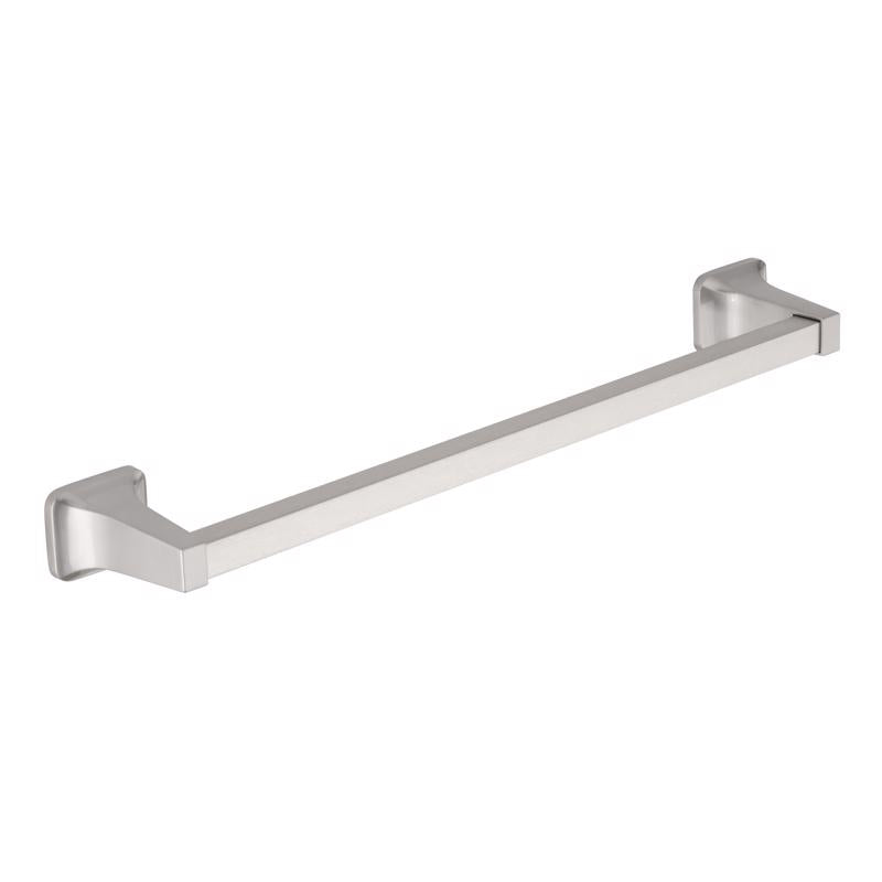 Oakbrook Collection Brushed Nickel Towel Bar 18 in. L Die Cast Zinc