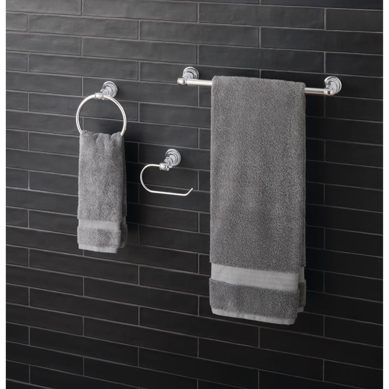 OakBrook Collection Chrome Die Cast Zinc Bath Hardware Set