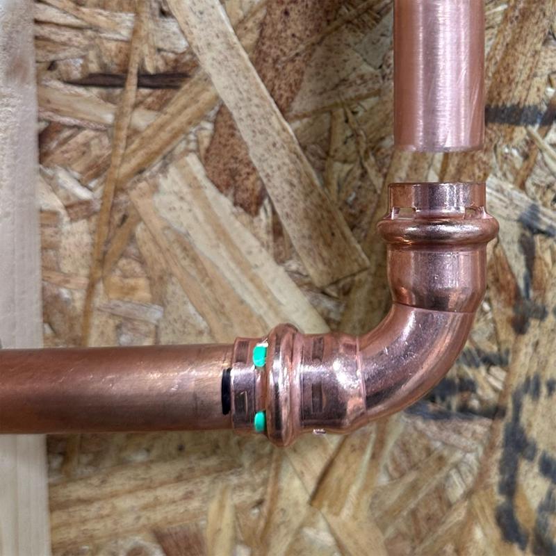 QuickFitting 1/2 in. Press in. X 1/2 in. D Press in. Copper 90 Degree Elbow